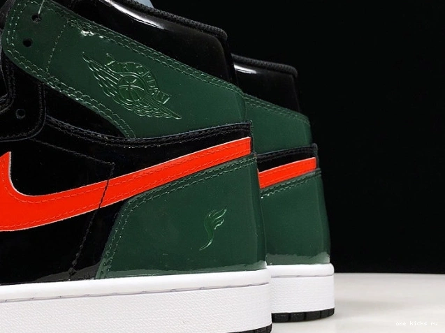 Rep Orange-Fir Jordan Black OG Air x SoleFly Team High AV3905-038 Retro 1 0520